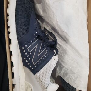 New Balance Navy and White Sneakers